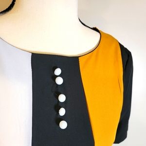 Color Block Maxi Dress